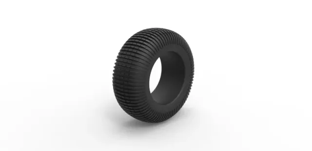 Diecast Dune buggy rear tire 21 Scale 1:25 — Image 2 of 9