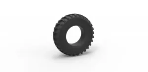 Diecast military truck tire 3 Scale 1 to 10