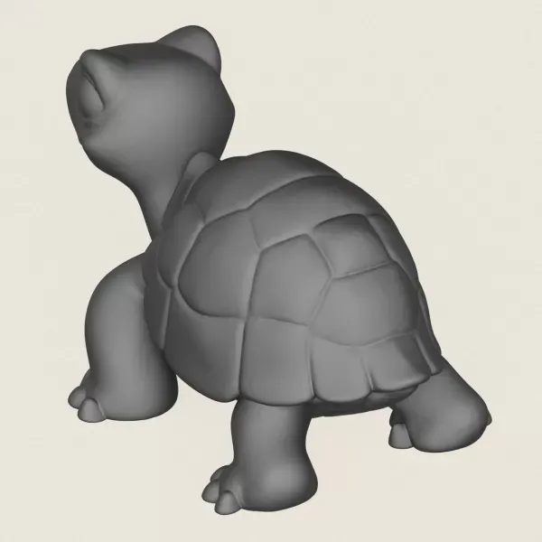 Turtle Toy Print Ready 3D Model — Image 5 of 5