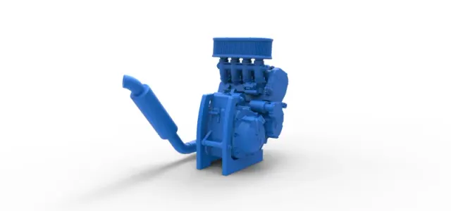Engine of 600 Micro sprint car Scale 1:25 — Image 11 of 21
