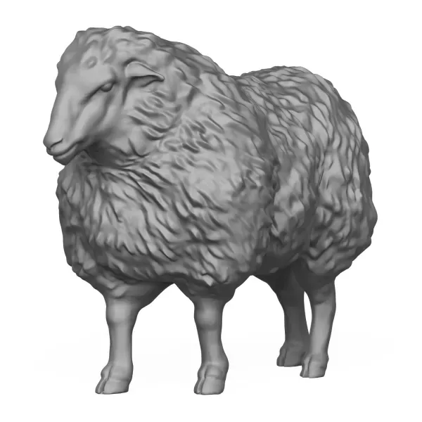 Standing Sheep 3D Print Model — Image 4 of 7