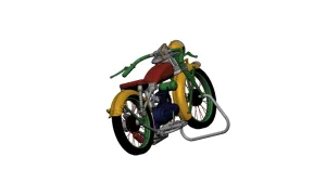 Vintage motorcycle from the 40s-50s