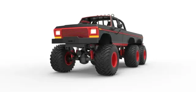 Diecast Monster Truck 6x6 concept Scale 1:25 — Фото 6 из 25