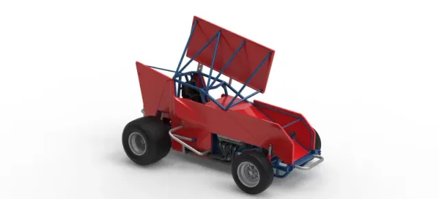 Winged Sprint car Version 2 Scale 1:25 — Фото 24 из 30