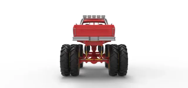 Vintage Monster Truck with double wheels Scale 1:25 — Фото 16 из 31