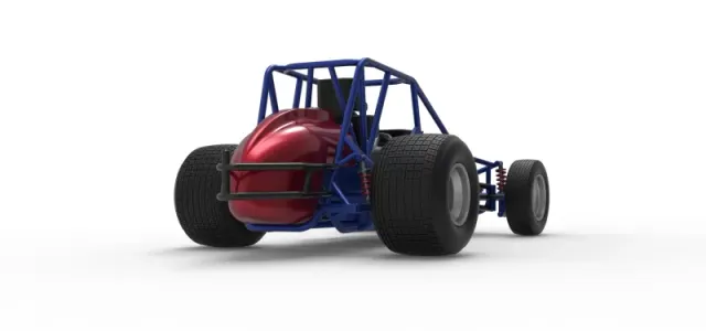 Dirt Silver Crown Car Base Scale 1:25 — Фото 19 из 30