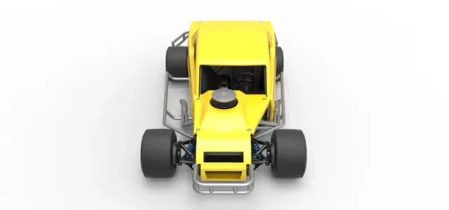 Vintage Asphalt Modified stock car V8 Scale 1:25 — Фото 8 из 30
