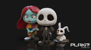 The Nightmare Before Christmas 3D Printed Figurines