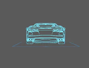 Chevrolet - Corvette C8 Wall Art