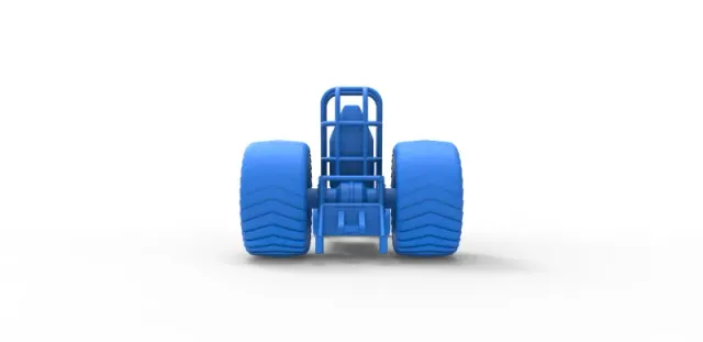 Diecast Chassis of Mini Rod pulling tractor Scale 1 to 25 — Фото 24 из 31