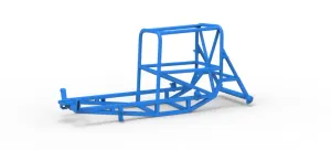 Frame of Vintage Supermodified stock car Version 4 Scale 1:25