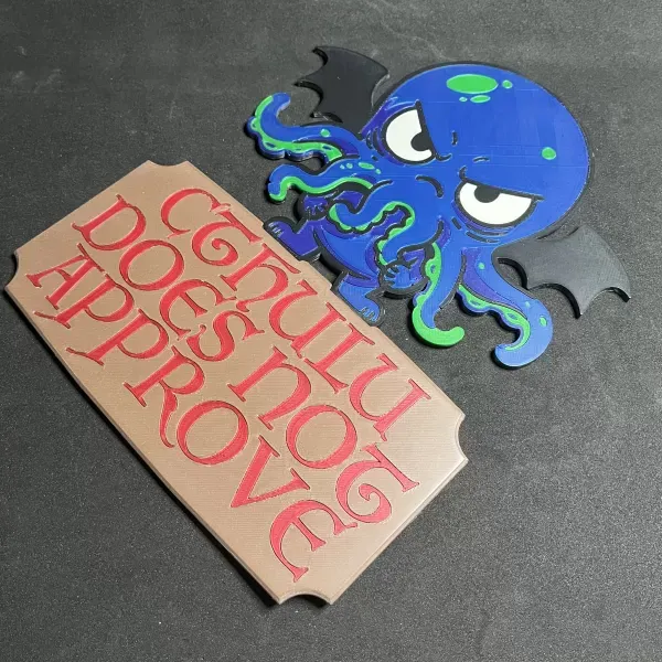 Cthulu Does Not Approve Wall Plaque — Фото 6 из 6