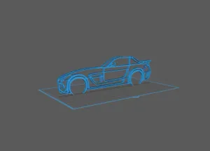 Mercedes - SLS Wall art