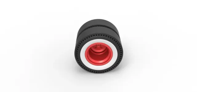 Diecast Double rear wheel of old school dragster Scale 1:25 — Image 6 of 11
