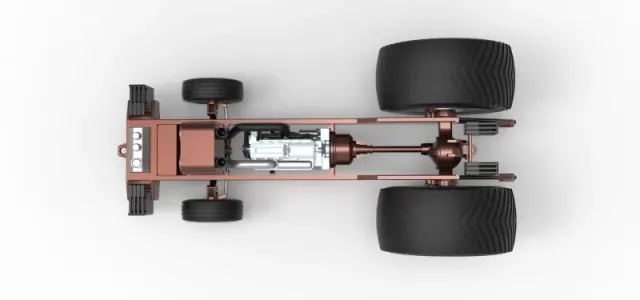 Pro Stock Pulling Tractor Base Scale 1:25 — Image 9 of 18