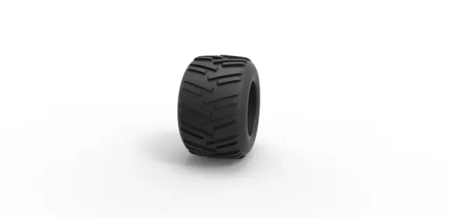 Diecast old school pulling truck tire 3 Scale 1:25 — Image 3 of 9