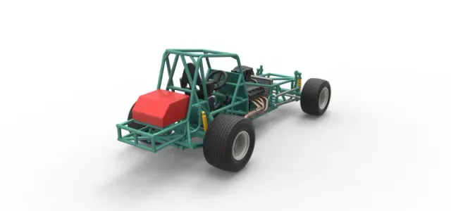 Vintage Northeast Dirt Modified stock car Base Scale 1:25 — Image 18 of 31