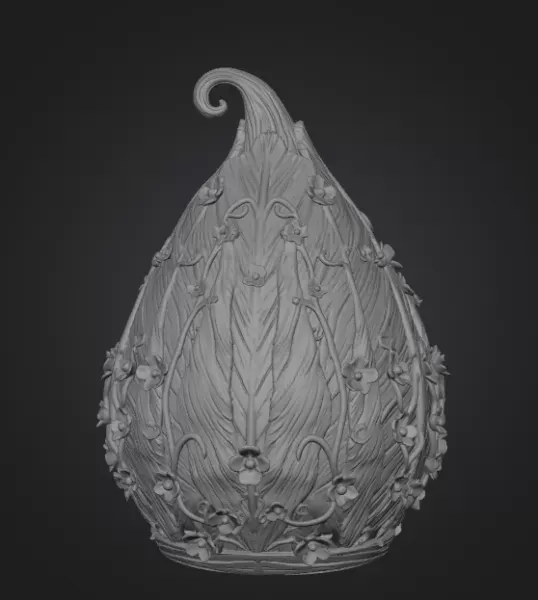 Enchanted Leaf Fairy House STL File 3D Printable Fantasy Cottage — Фото 10 из 11