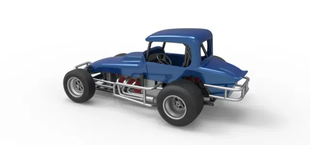 Vintage Sprint car Version 2 Scale 1:25 — Фото 12 из 31