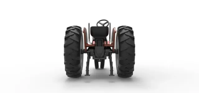 Vintage Small block Pulling tractor Version 4 Scale 1:25 — Фото 15 из 30