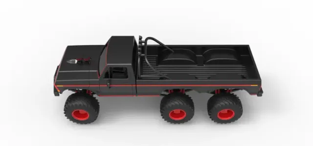 Diecast Monster Truck 6x6 concept Scale 1:25 — Фото 10 из 25