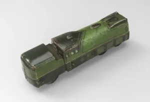 Old metal toy train