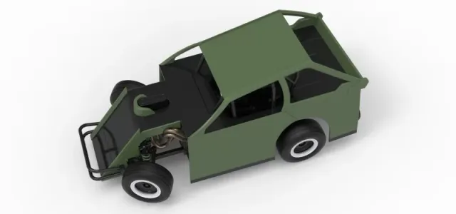 Mod Lite Race car while turning Version 2 Scale 1:25 — Фото 4 из 28