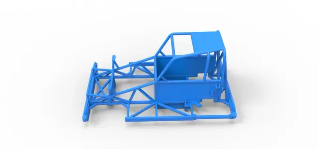 Frame of New Zealand Ministock car Version 2 Scale 1:25 — Фото 7 из 15