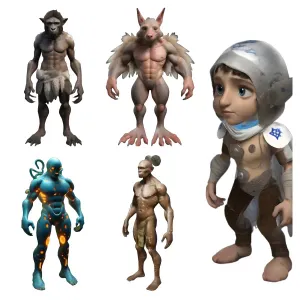 Fantasy Creature Character Collection