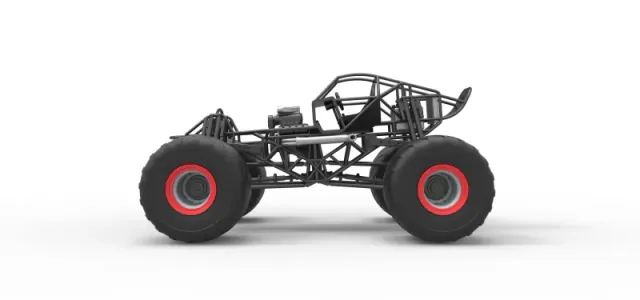 Diecast Monster truck base Version 2 Scale 1:25 — Фото 9 из 26