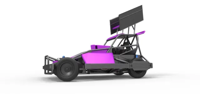 New Zealand Superstock car while turning Version 2 Scale 1:25 — Фото 2 из 31