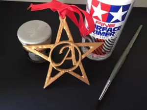 CHRISTMASTAR 3D letters stl file