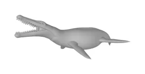 Giant Pliosaurus from the Early Cretaceous