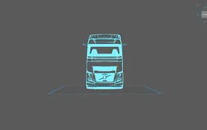 Truck - Volvo FH16 Aero Wall Art
