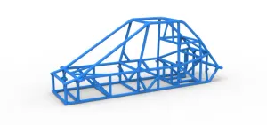Frame of Experimental Pavement Silver Crown Car V3 Scale 1:25