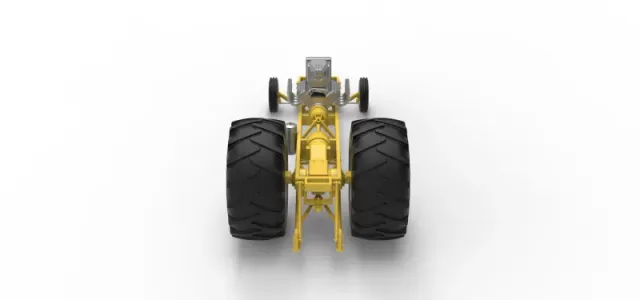 Vintage Pulling tractor Base Version 2 Scale 1:25 — Фото 17 из 24