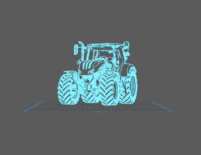 Tractor - Styr Wall Art — Image 2 of 2