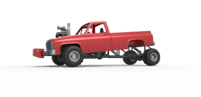 Diecast old school pulling truck 4wd Scale 1:25 — Фото 2 из 30