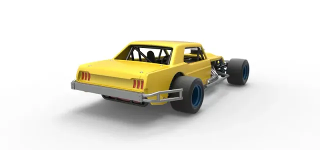 Vintage Asphalt Modified stock car V8 Scale 1:25 — Фото 18 из 30