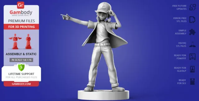 3Dprint Ash Ketchum Figure — Фото 4 из 4