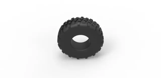 Diecast military truck tire 7 Scale 1 to 25 — Фото 6 из 7