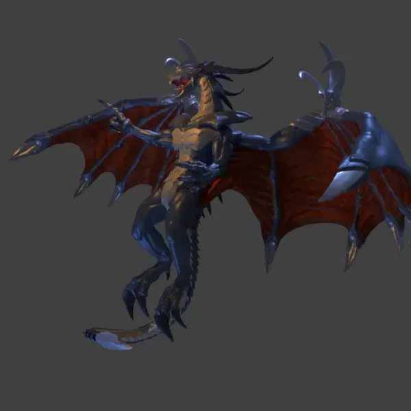 Bahamut FF STL file print3D — Фото 2 из 6