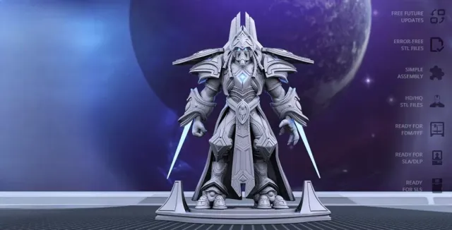 3Dprint Artanis Statue model file stl — Фото 5 из 5