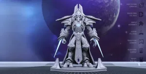 3Dprint Artanis Statue model file stl