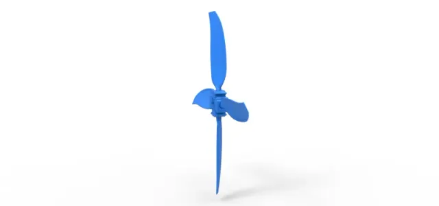 4 Blade Propeller of Drag racing Airboat Scale 1:25 — Image 3 of 9