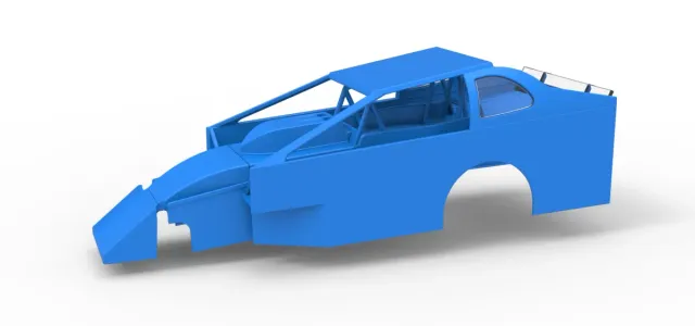 Shell of Northeast Dirt Modified stock car Version 2 Scale 1:25 — Фото 24 из 24