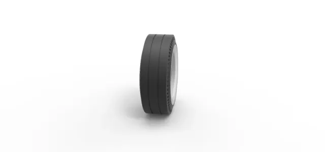 Whitewall rear tire of vintage dragster Version 4 Scale 1:25 — Фото 3 из 10