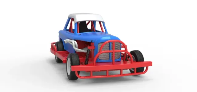 New Zealand Vintage Stock car Scale 1:25 — Фото 21 из 25