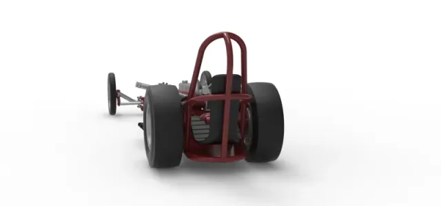 Vintage Front engine dragster Base Version 6 Scale 1:25 — Image 14 of 30