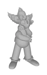 The character of the animated series The Simpsons - Krusty